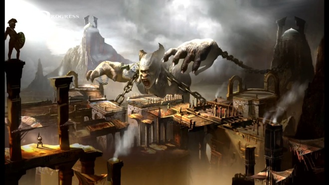 God Of War Ascension - Visão panorâmica