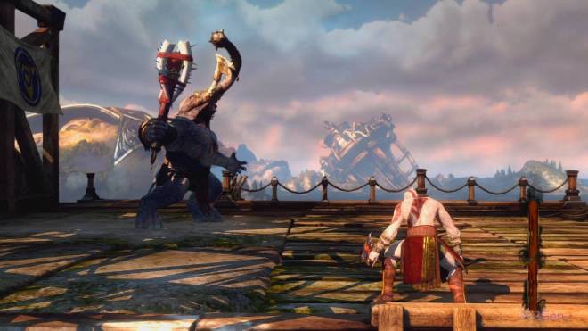 God Of War Ascension - kratos vs Elefante com machado